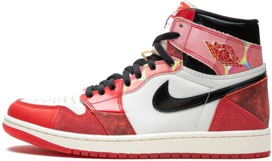 Jordan Air 1 High OG "Spider-Man Across the Spider-Verse" sneakers Rood