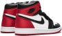 Jordan Air 1 high top sneakers dames rubber leer satijn 10.5 Zwart - Thumbnail 3