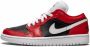 Jordan "Air 1 Low Chicago Flip sneakers " dames rubber leer Stof 10.5 Rood - Thumbnail 5