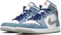 Jordan Air 1 Mid 'French Blue' sneakers Blauw - Thumbnail 3