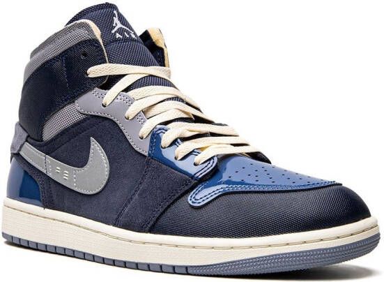 Jordan Air 1 Mid SE Craft “Obsidian” sneakers Blauw