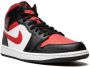 Jordan Air 1 Mid "Bred Toe" sneakers Wit - Thumbnail 2