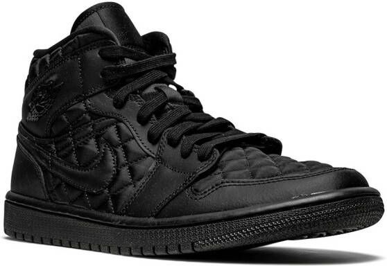 Jordan Air 1 mid-top sneakers Zwart