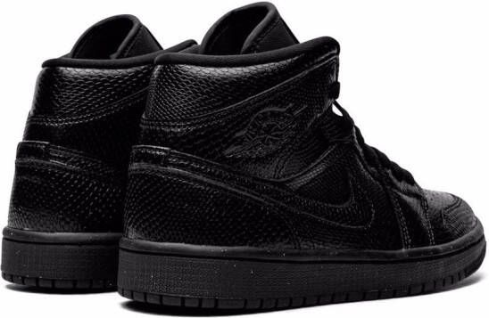 Jordan Air 1 mid-top sneakers Zwart