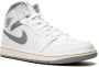 Jordan Air 1 Mid "White Stealth Grey sneakers Wit - Thumbnail 2