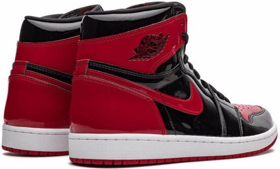 Jordan Air 1 Retro High OG "Bred Patent" sneakers Zwart