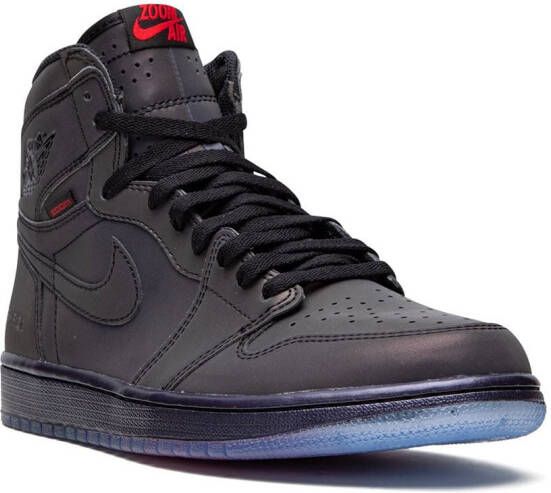 Jordan Air 1 Zoom Fearless high-top sneakers Zwart