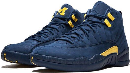 Jordan Air 12 RTR Michigan sneakers Blauw