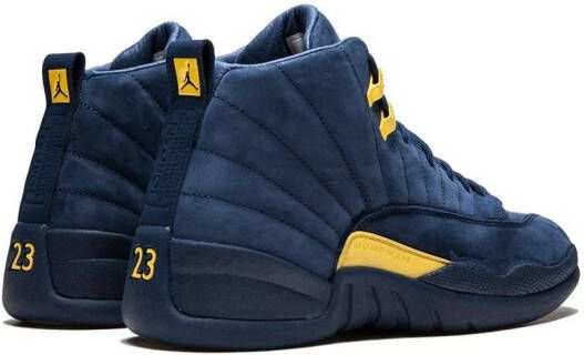 Jordan Air 12 RTR Michigan sneakers Blauw