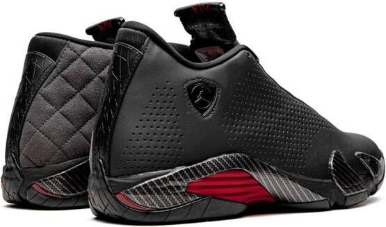 Jordan Air 14 'Black Ferrari' high-top sneakers Zwart