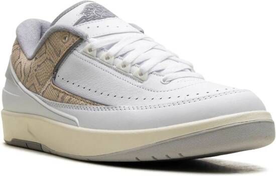 Jordan Air 2 Low "Python" sneakers Wit