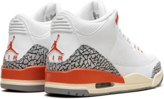 Jordan Air 3 Retro "Georgia Peach" sneakers Wit