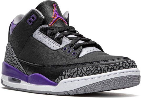 Jordan Air 3 sneakers Zwart