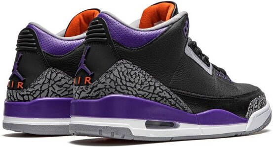 Jordan Air 3 sneakers Zwart