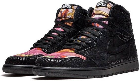 Jordan Air Retro 1 high top sneakers Zwart