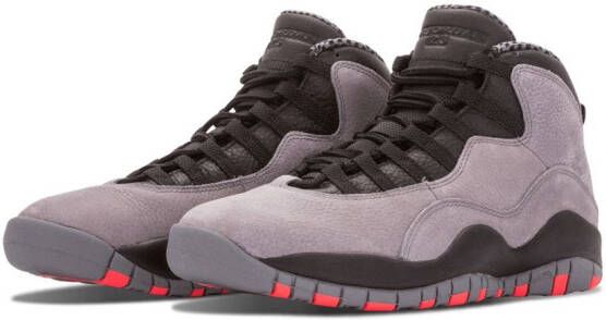 Jordan Air Retro 10 high-top sneakers Grijs