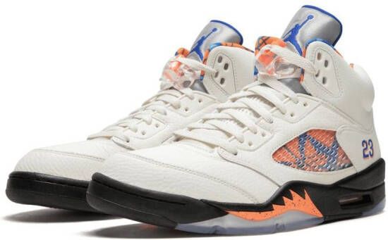 Jordan Air Retro 5 sneakers Wit