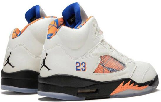 Jordan Air Retro 5 sneakers Wit