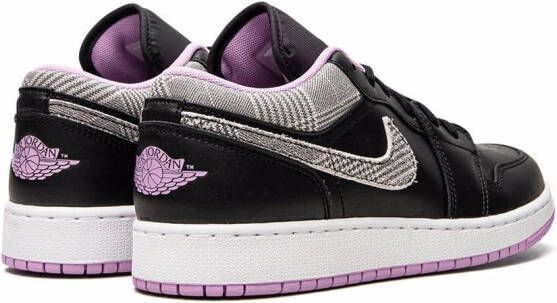 Jordan Kids "Air Jordan 1 Low Houndstooth sneakers" Zwart