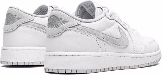 Jordan Kids "Air Jordan 1 Low OG Neutral Grey sneakers" Wit