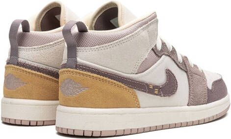 Jordan Kids Air Jordan 1 Mid Craft SE sneakers Wit