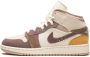 Jordan Kids "Air Jordan 1 Mid Craft Inside Out Taupe Haze sneakers" Beige - Thumbnail 5