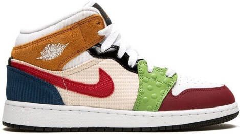 Jordan Kids Air Jordan 1 Mid SE sneakers Wit