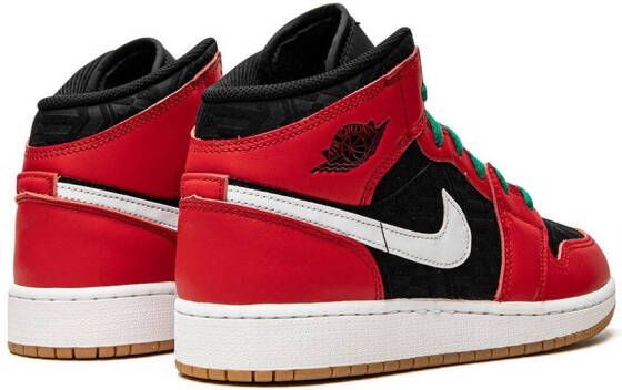 Jordan Kids Air Jordan 1 Mid SE sneakers Zwart