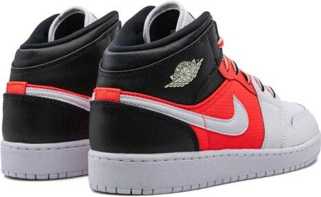 Jordan Kids Air Jordan 1 Mid SE sneakers Zwart