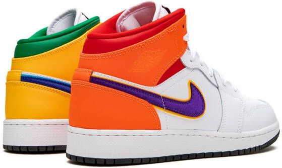 Jordan Kids Air Jordan 1 MID sneakers Wit