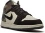 Jordan Kids Air Jordan 1 mid-top sneakers Zwart - Thumbnail 2