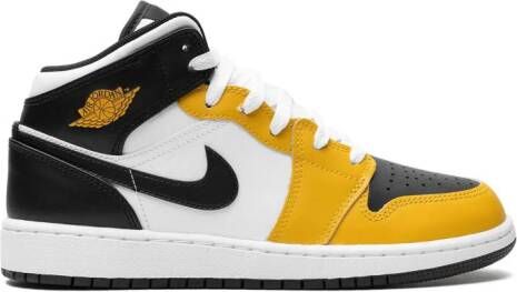 Jordan Kids Air Jordan 1 Mid "Yellow Ochre" sneakers Geel