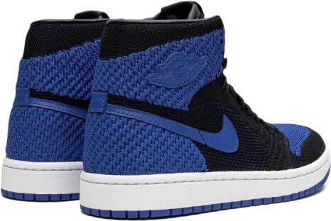 Jordan Kids Air Jordan 1 Retro Flyknit high-top sneakers Zwart