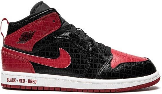 Jordan Kids Air Jordan 1 sneakers Zwart