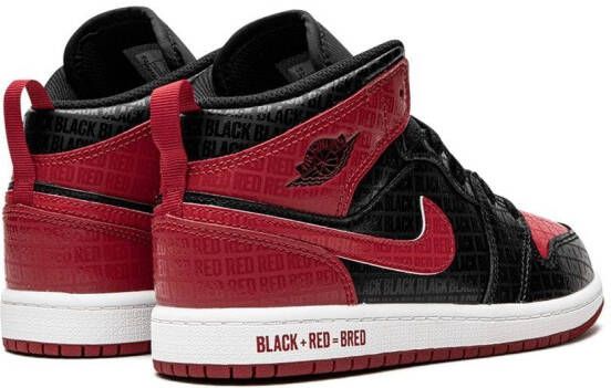 Jordan Kids Air Jordan 1 sneakers Zwart