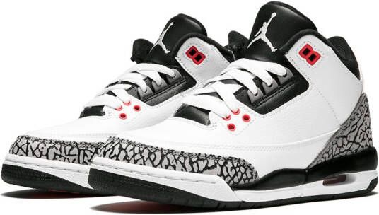 Jordan Kids Air Jordan 3 Retro BG sneakers Wit