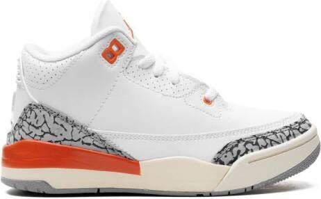 Jordan Kids Air Jordan 3 Retro "Georgia Peach" sneakers Wit