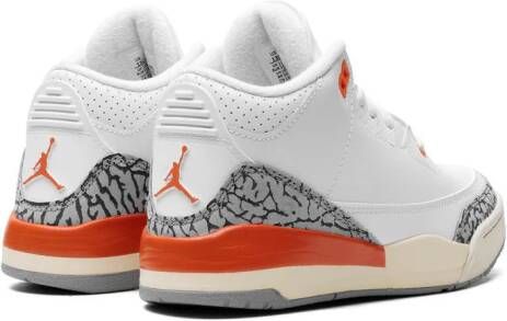 Jordan Kids Air Jordan 3 Retro "Georgia Peach" sneakers Wit