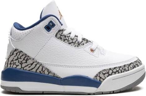 Jordan Kids "Air Jordan 3 Wizards sneakers" Wit