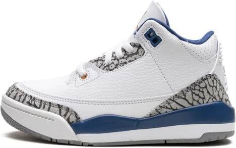 Jordan Kids "Air Jordan 3 Wizards sneakers" Wit