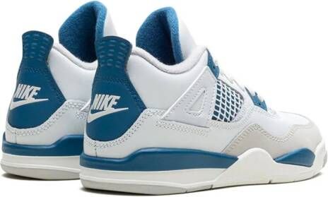 Jordan Kids Air Jordan 4 'Military Blue' sneakers Wit