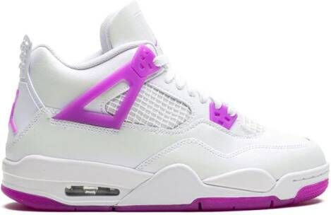 Jordan Kids Air Jordan 4 Retro "Hyper Violet" sneakers Wit