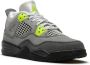 Jordan Kids Air Jordan 4 Retro Neon sneakers Grijs - Thumbnail 2