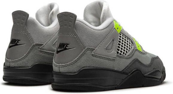 Jordan Kids Air Jordan 4 Retro Neon sneakers Grijs