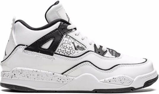 Jordan Kids Air Jordan 4 Retro sneakers Wit