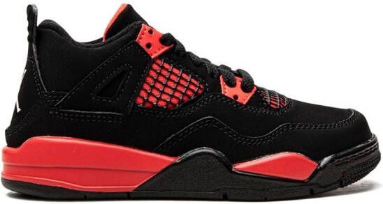 Jordan Kids Air Jordan 4 Retro sneakers Zwart