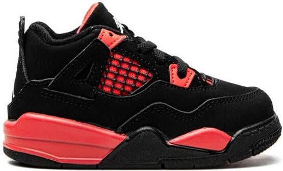 Jordan Kids Air Jordan 4 Retro sneakers Zwart