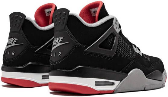 Jordan Kids Air Jordan 4 Retro sneakers Zwart