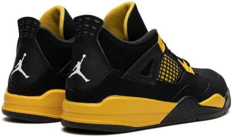 Jordan Kids "Air Jordan 4 Thunder sneakers" Zwart