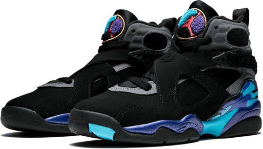 Jordan Kids Air Jordan 8 Retro sneakers Zwart